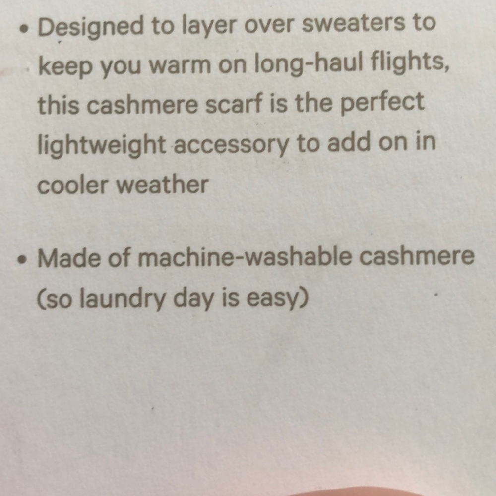 Lululemon Cashmere Scarf - Picture 3 of 4